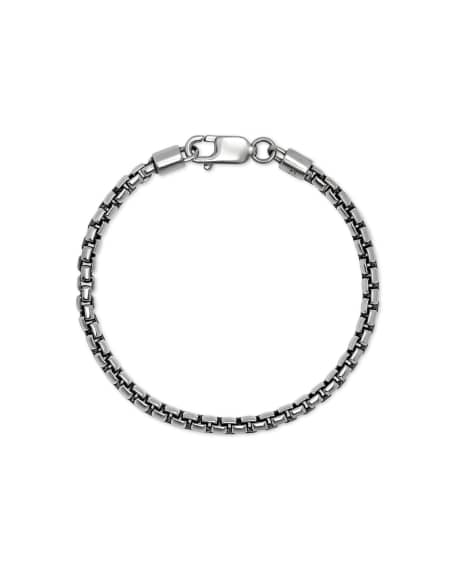 Beck Round Box Chain Bracelet